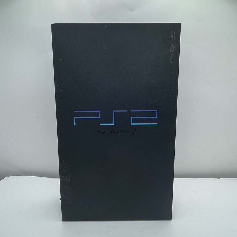 Black Sony PS2 Fat SCPH-30001 Model Memory Card Slots Console Only - FOR PARTS